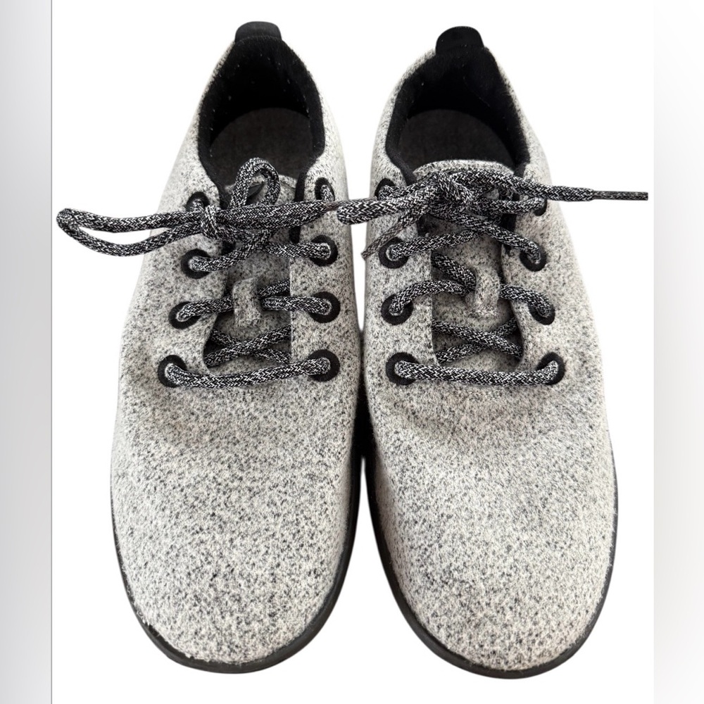 Allbirds Wool Runner Sneakers Women's Size 11 Shoes Heather Gray Black Wool